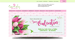 Desktop Screenshot of camelyfloreria.com
